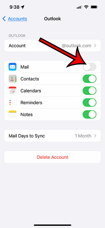how to sign out of mail on iPhone 13